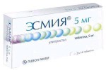 Эсмия, таблетки 5 мг 28 шт