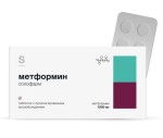 Метформин солофарм, таблетки с пролонгированным высвобождением 1000 мг 100 шт