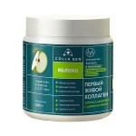 Первый живой коллаген, 500 г гидролизат коллагена с гиалуроновой кислотой желе яблоко