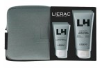 Набор для мужчин, Lierac (Лиерак) 50 мл + 200 мл Ом гель для лица и контура глаз + гель для душа тела и волос + косметичка