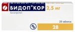 БИДОП КОР, таблетки 2.5 мг 28 шт