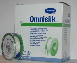 Лейкопластырь фиксирующий, Omnisilk (Омнисилк) р. 1.25смх5м 1 шт арт. 900500 из искусственного шелка гипоаллергенный пласт. упаковка