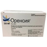 Оренсия, лиофилизат для приготовления концентрата для приготовления раствора для инфузий 250 мг 1 шт