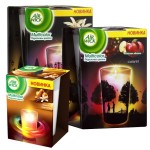 Свеча ароматизированная, AIRWICK (Эрвик) 155 г Переливы цвета Ваниль и карамель