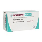 Бривиак, таблетки покрытые пленочной оболочкой 100 мг 56 шт